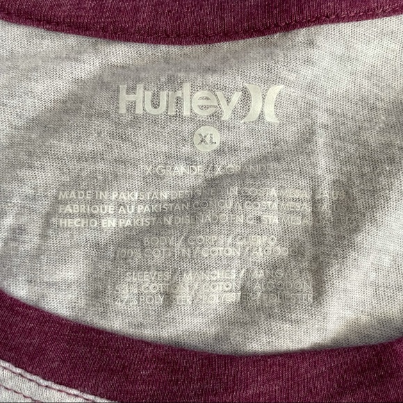 HURLEY Raglan Baseball T-Shirt - Picture 3 of 7